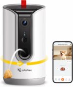 LAXIHUB-PETCAM1T 2K/3MP 2.4GHz+5GHz Wi-Fi Dog Camera with Treat Dispenser